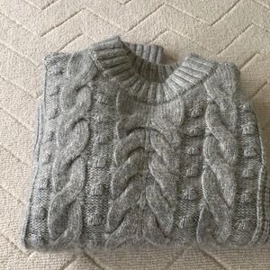 Chunky cable knit sweater